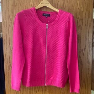 Jones New York Signature Azalea Zip-Up Sweater